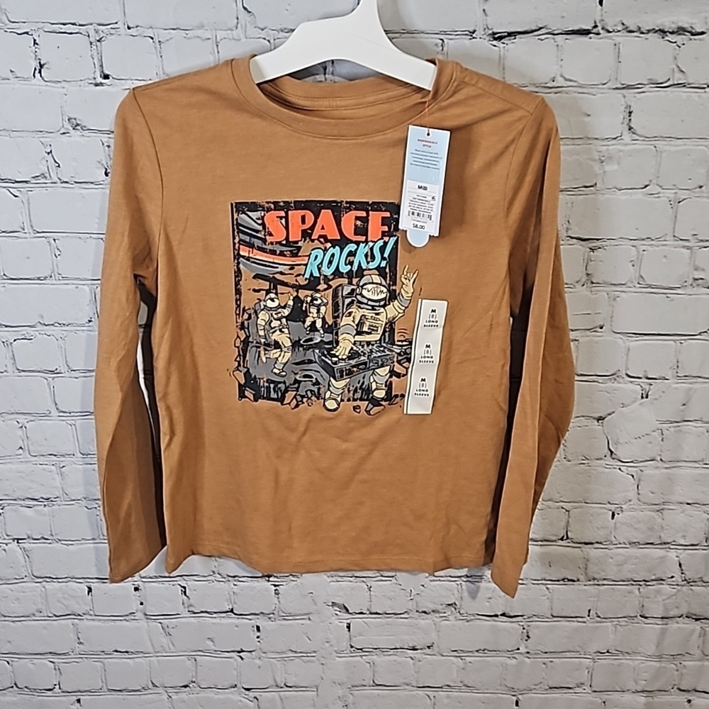 💙 Space Rocks graphic long sleeve tee